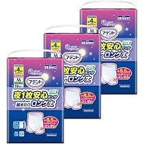 Amazon.co.jp: アテント パンツM 夜1枚安心パンツ 54枚(18枚×3パック
